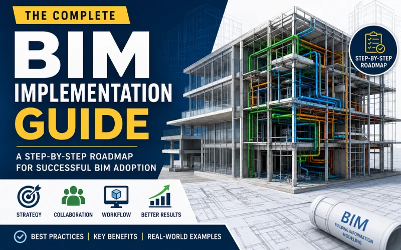 Learn how to successfully implement BIM in your construction projects with this complete BIM Implementation Guide. Discover best practices, benefits, challenges, and expert tips.